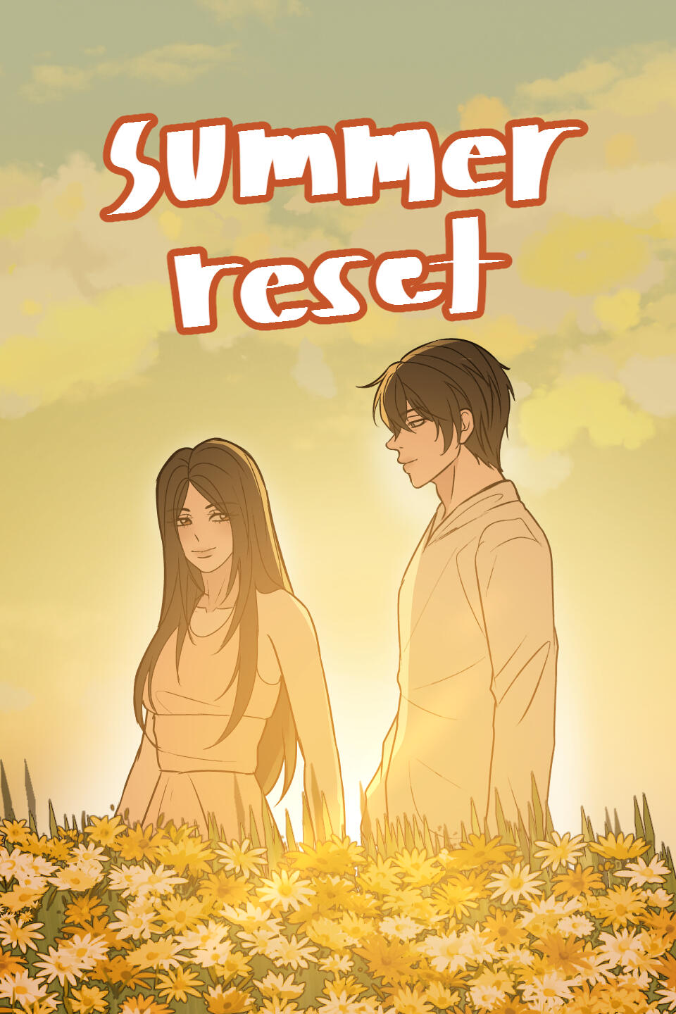 romance drama manhwa style cover art open for commission